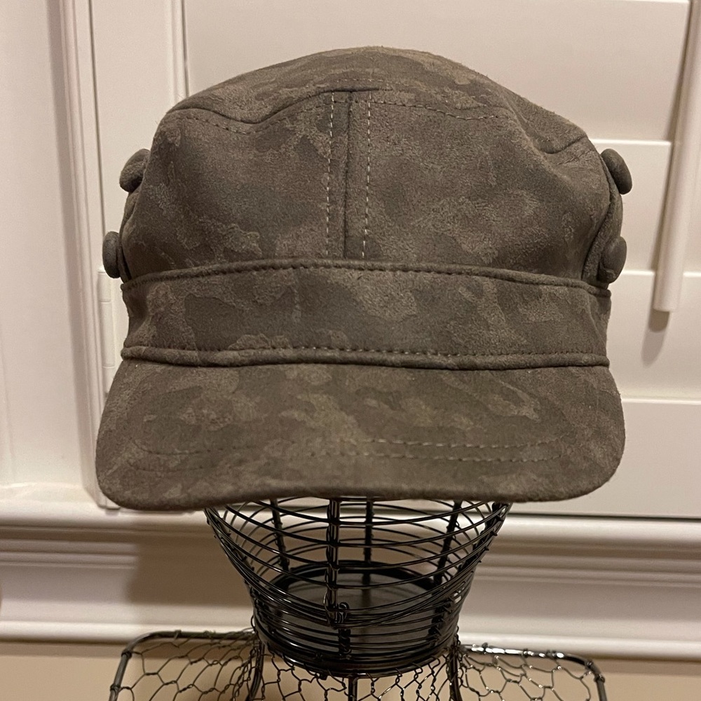 Camo Cadet Hat With Buttons - image 1